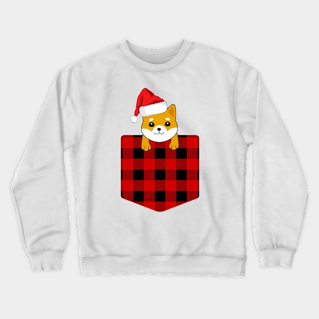 Christmas Dog Crewneck Sweatshirt by MONMON-75